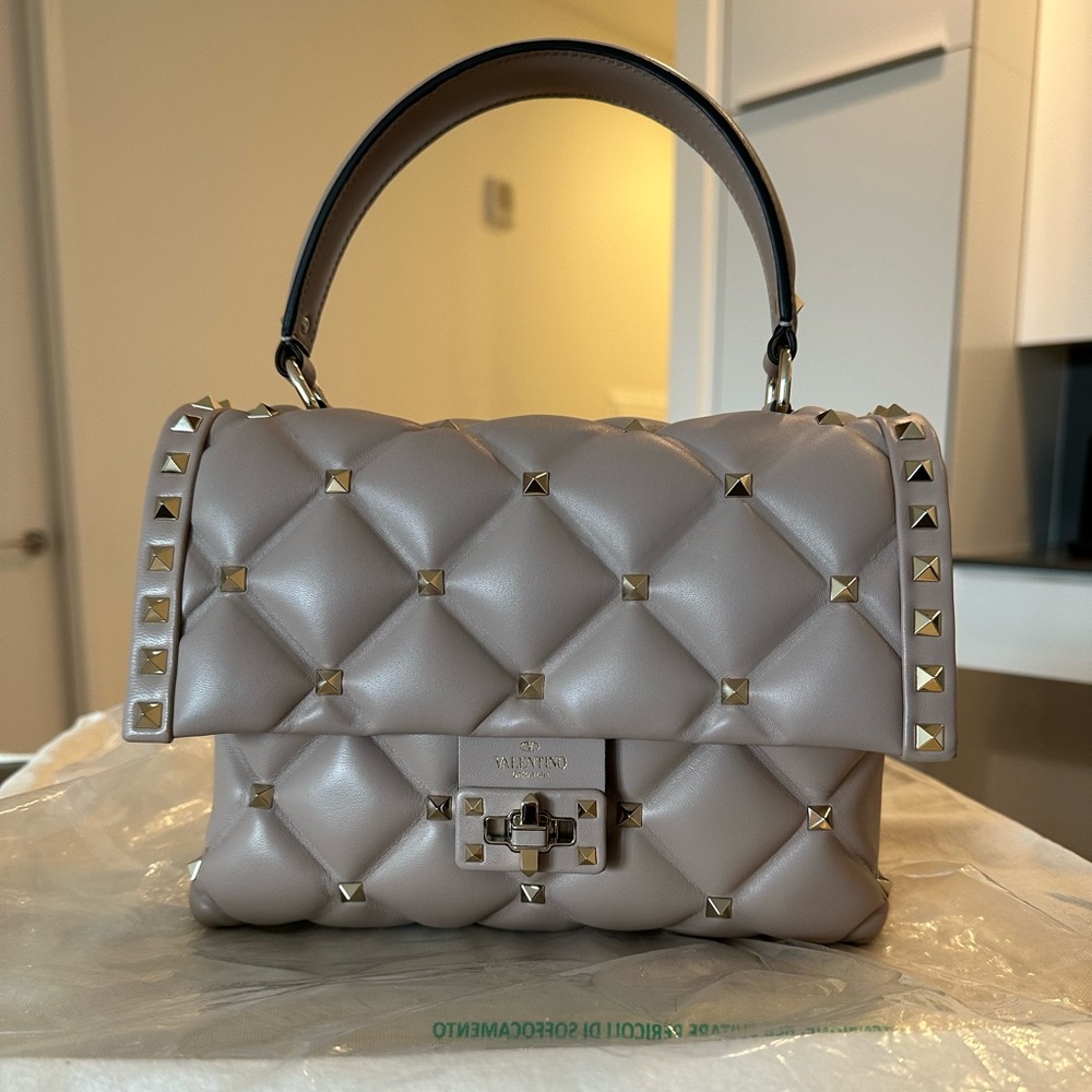 Valentino Garavani - Rockstud Top Handle Purse